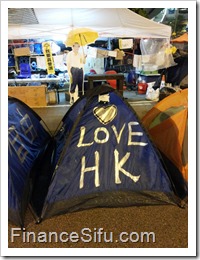 Occupy Central 'Umbrella Square'